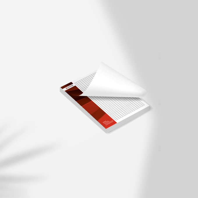 Bloc note B7 50 feuilles, collage haut ou gauche Bloc note B7 50 feuilles, collage haut ou gauche