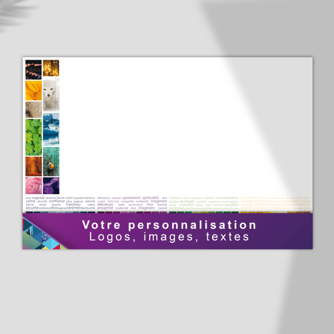 175 - SOUS MAINS LANGAGE DES COULEURS RABAT QUADRI